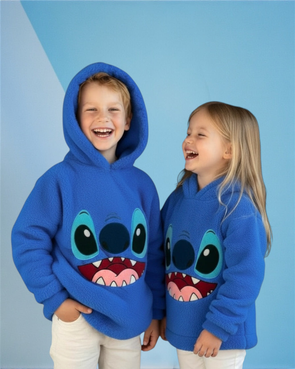Stitch Fur Hoodie