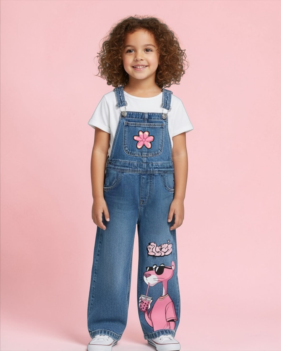 PinkT Jeans Jumpsuit Delivery of this product after (5-5-2026)