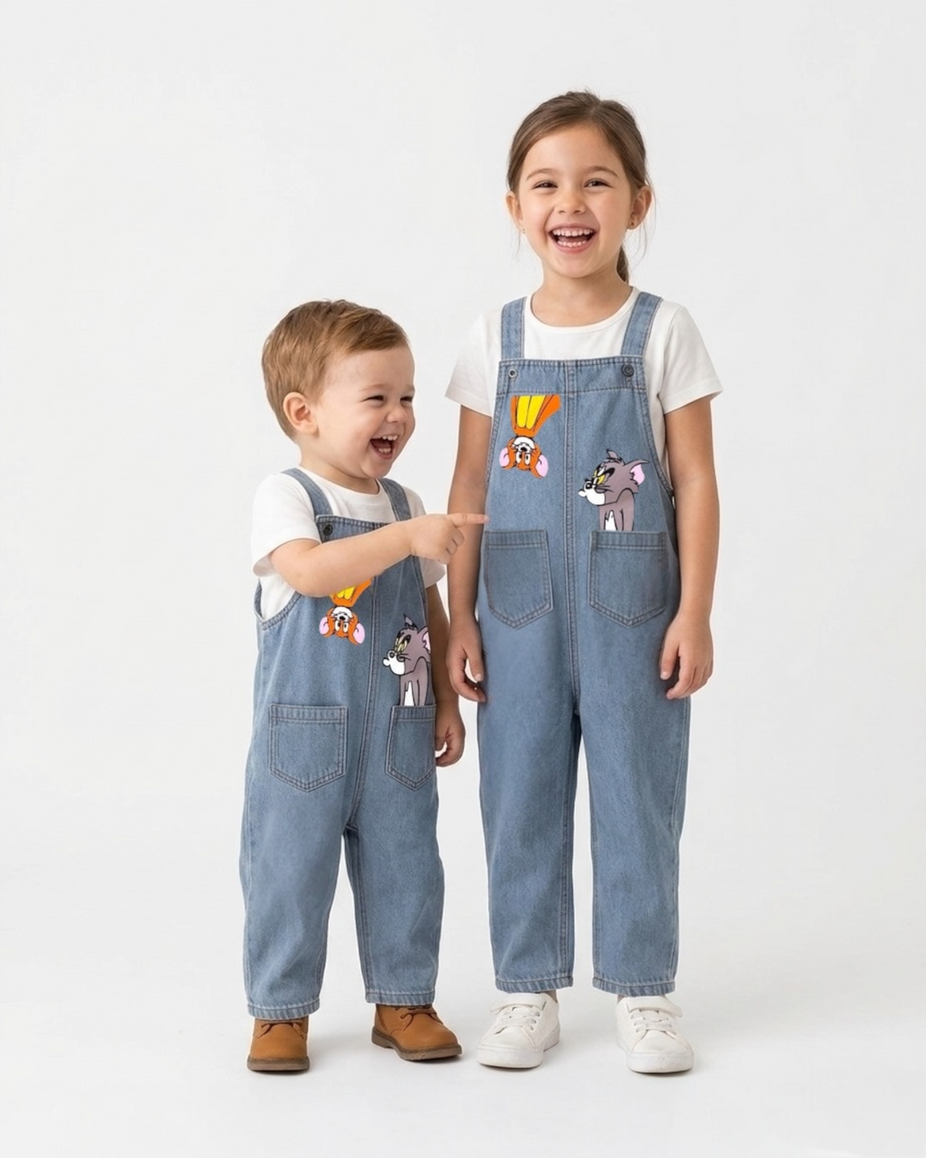 Tom&jerry Jeans Jumpsuit Delivery of this product after (25-5-2026)