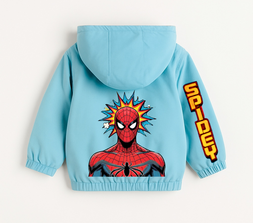 Spiderman waterproof jacket (fully padded fur) (Delivery of this product after (5-11-2025)