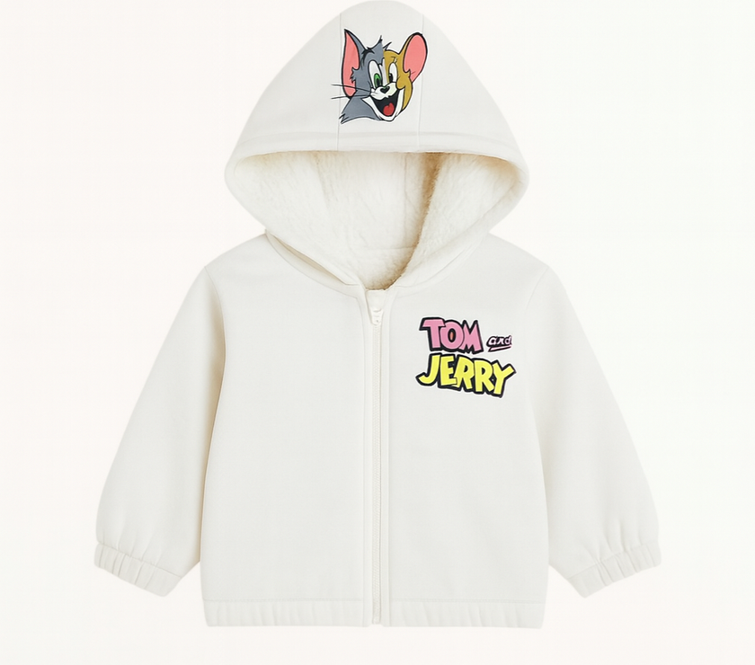 Tom&jerry cotton jacket (fully lined fur) (Delivery of this product after (20-11-2025)