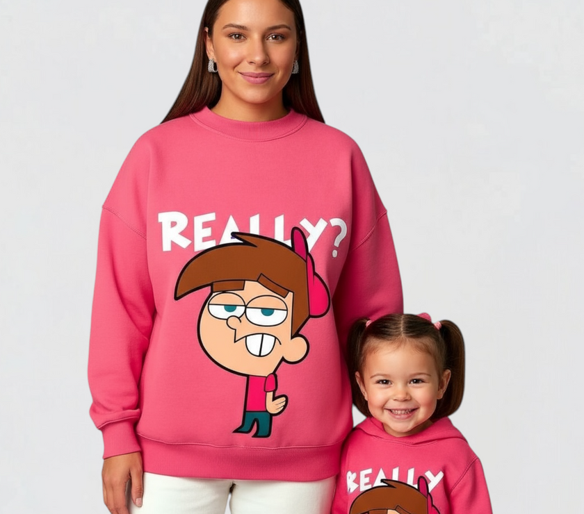 Over size Mamy & child melton timmy sweetshirt Delivery of this product on 20-11-2025