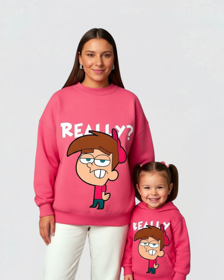 Over size Mamy & child melton timmy sweetshirt Delivery of this product on 20-11-2025