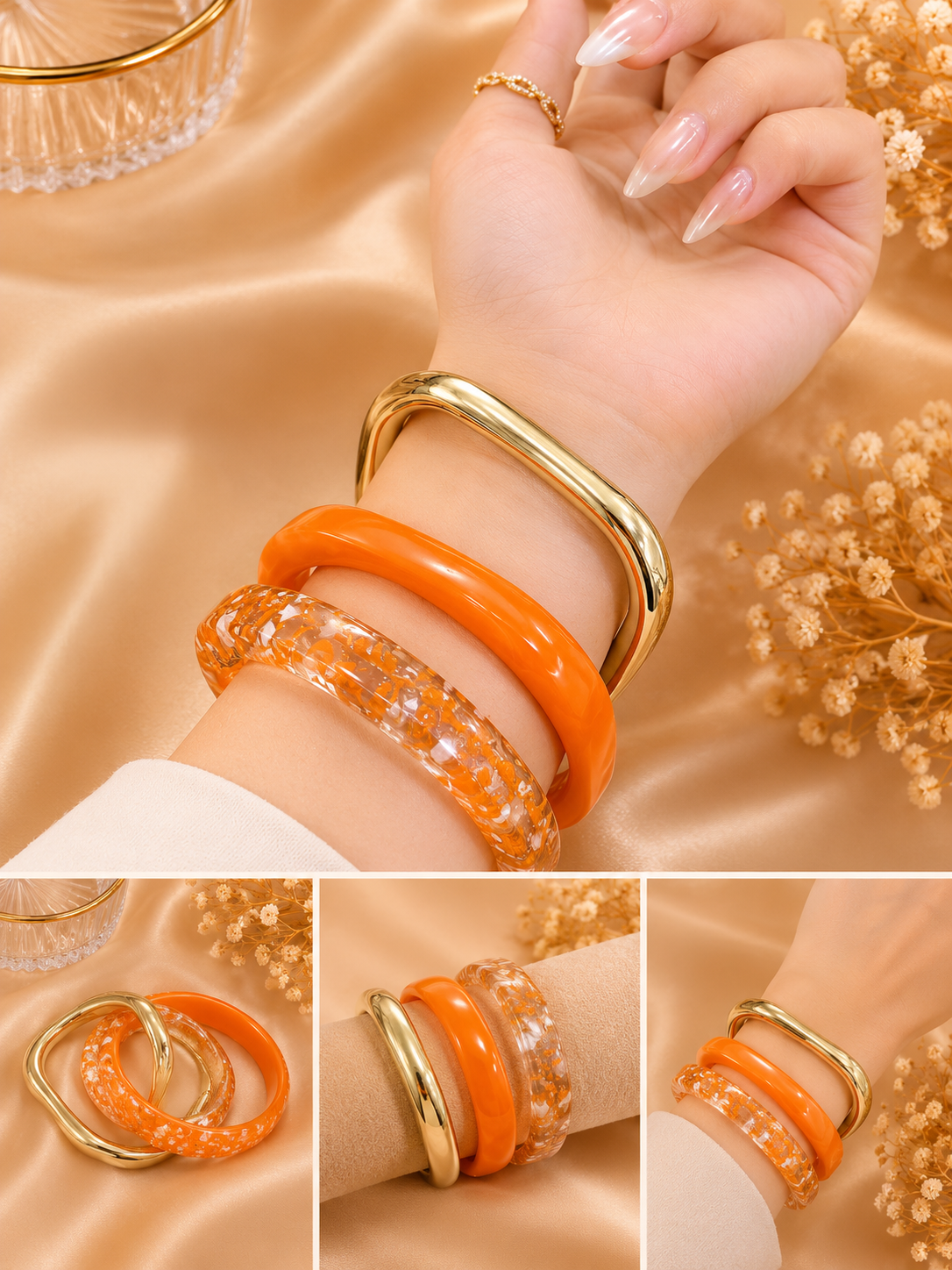 Sunset Glow Bracelet Set 3p