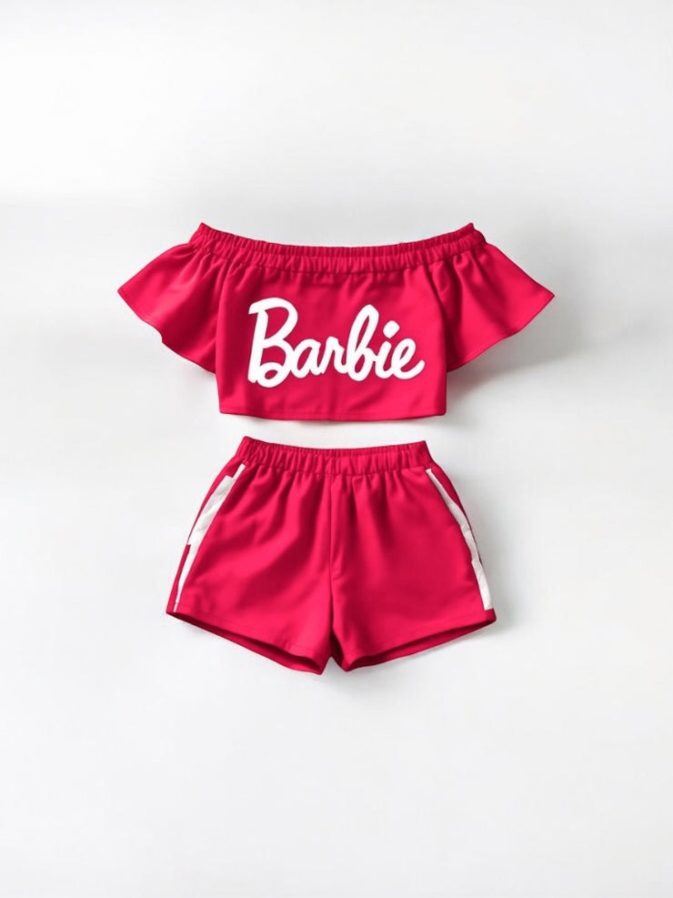 Barbie leggin Set تلبيس فضفاض