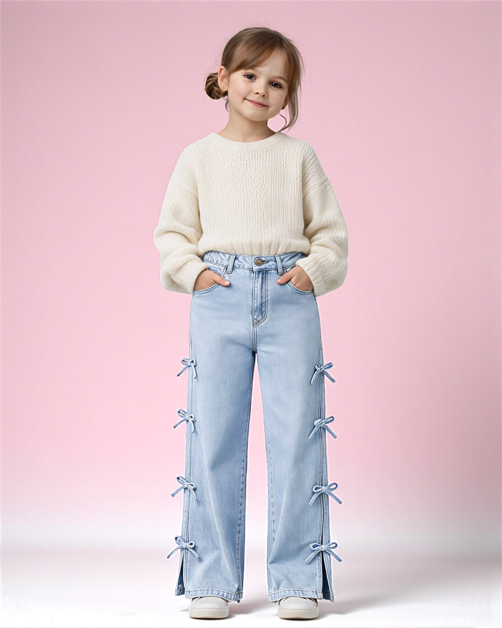 Fayounka ice Wide-leg Jeans Pants (Delivery of this product on 2-3-2026