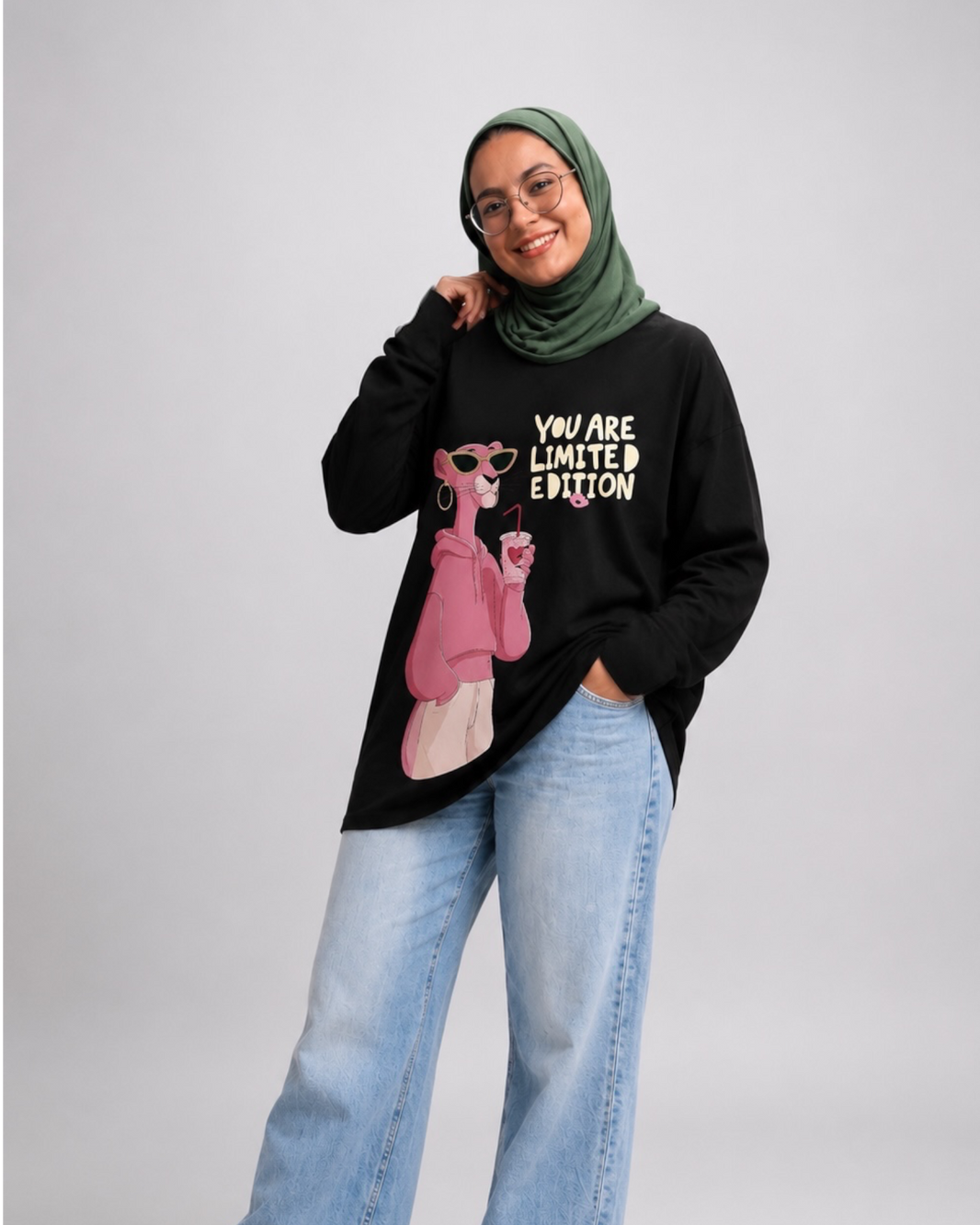 Pink Panther Women Cotton Shirt