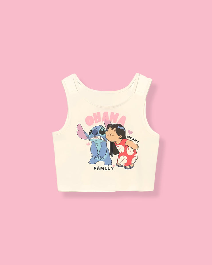 Lilo cotton crop top تسليم هذا المنتج يوم 1-6-2025
