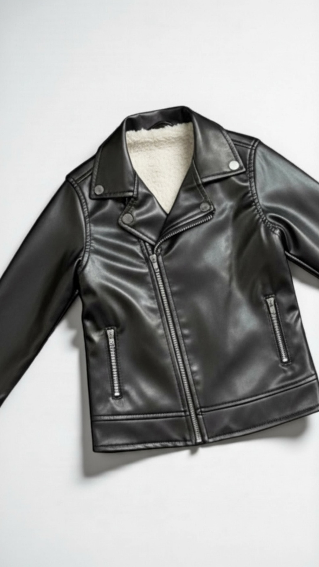 Leather jacket (fully padded fur)