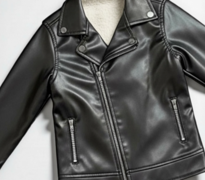 Leather jacket (fully padded fur)