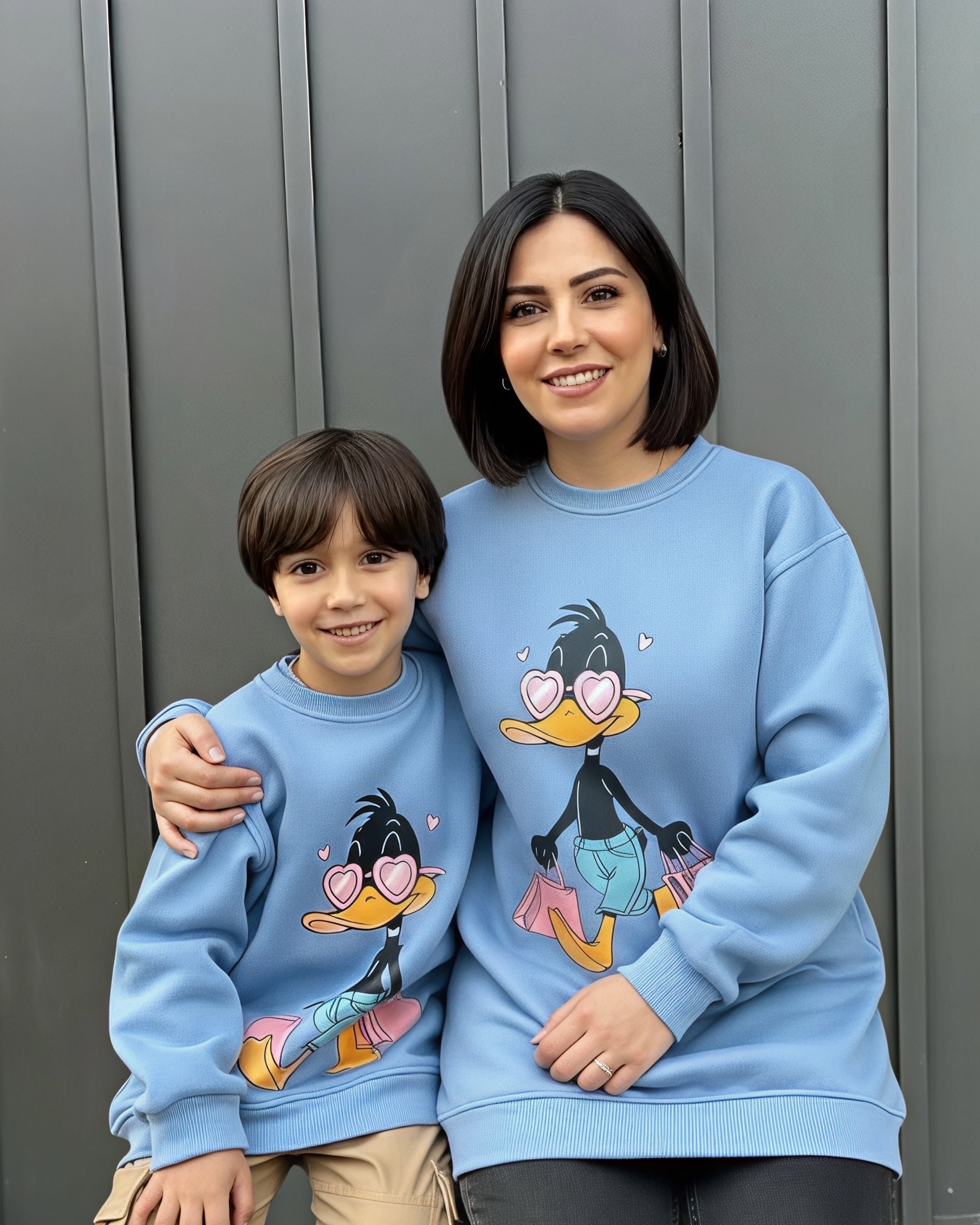 Over size Mamy & child melton shop sweetshirt