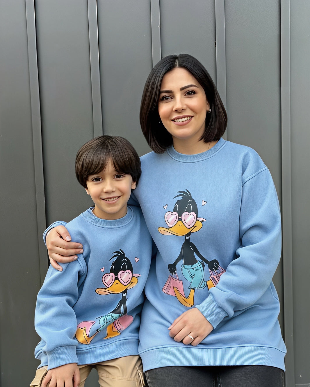 Over size Mamy & child melton shop sweetshirt