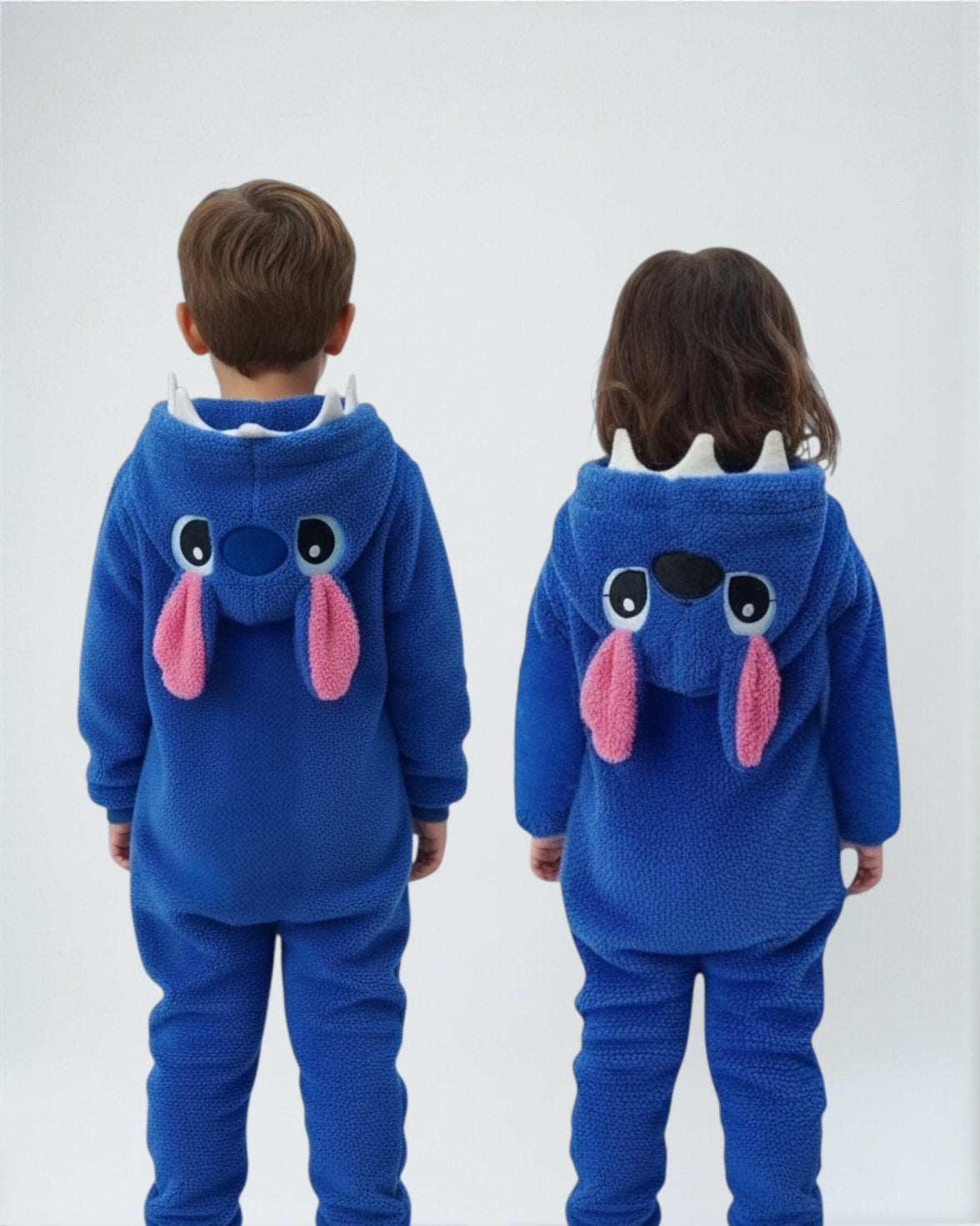 Stitch fur jumpsuit