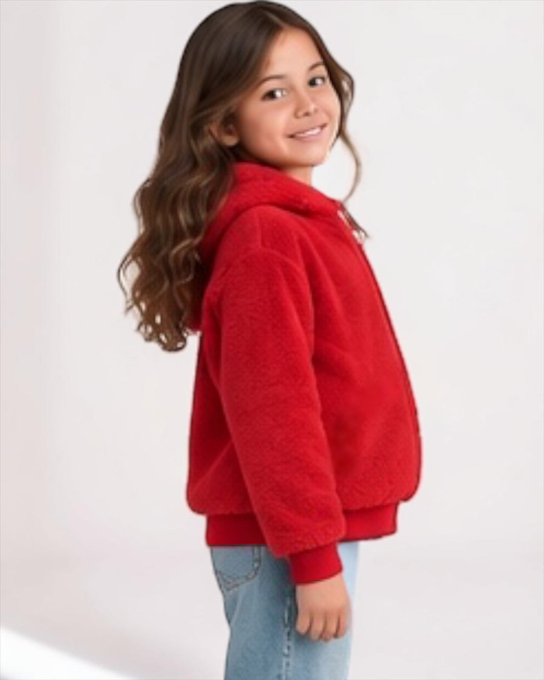 Fur Red Hoodie