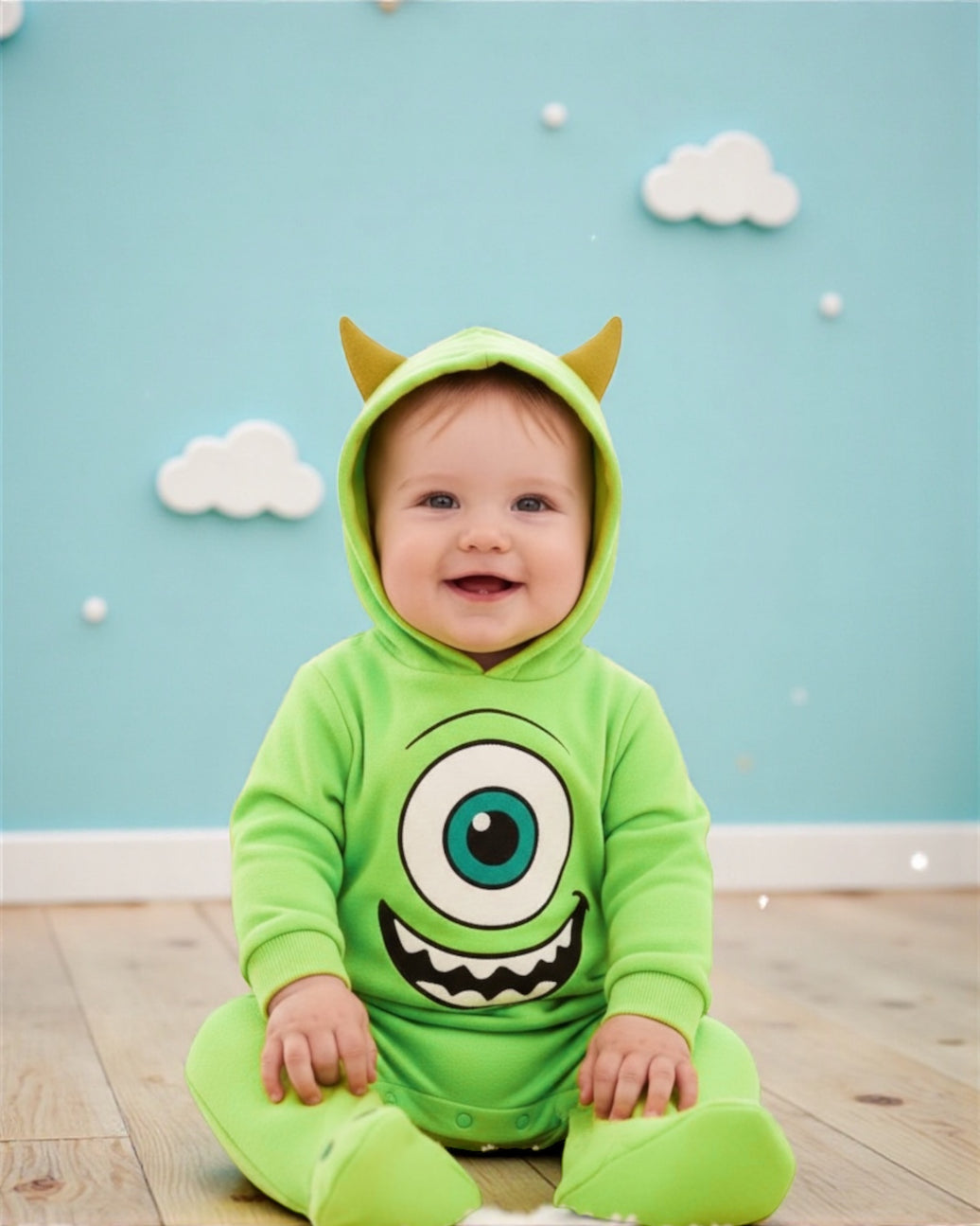 Newborn Melton monsters jumpsuit تسليم هذا المنتج بعد( 30-12-2025)