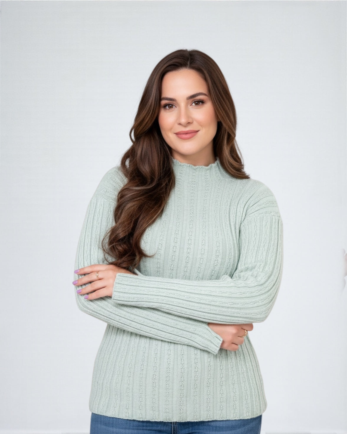 Basic Ribbed Knit Top – One Size