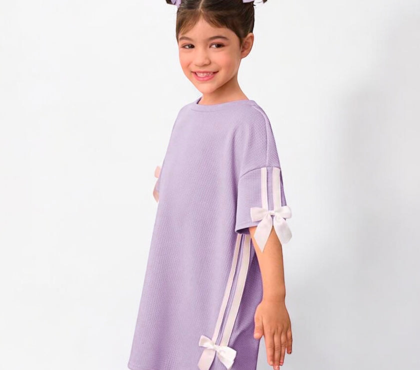 Purple cotton dress  تسليم هذا المنتج يوم 20-5-2025