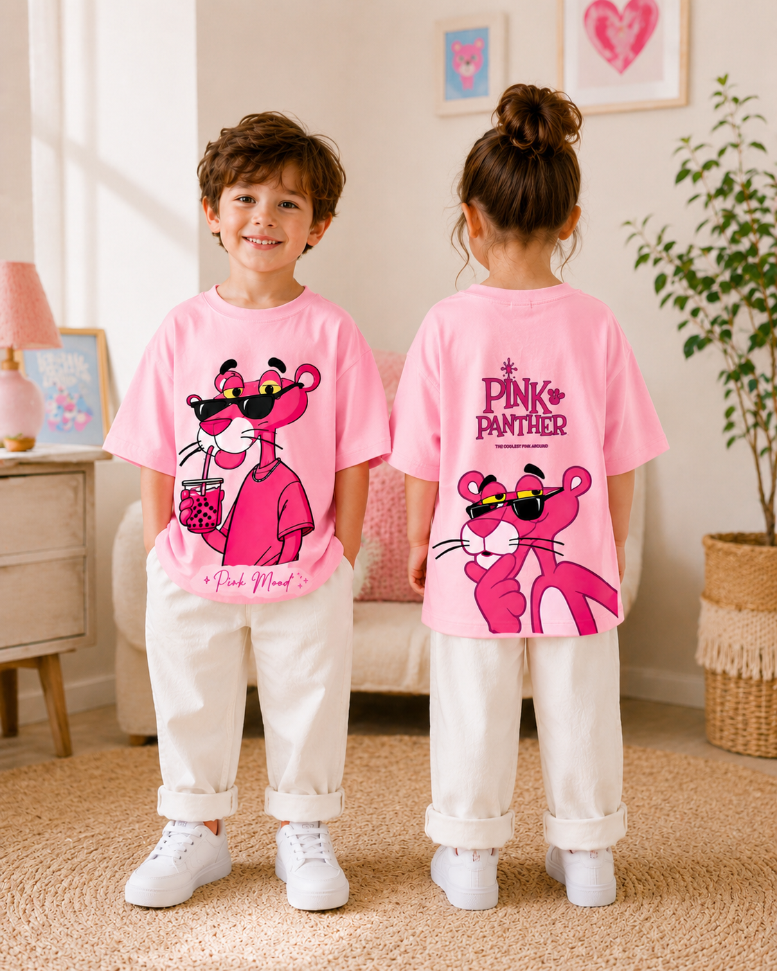 Pink Panther Matching Tee
Shipping starts 20/6/2026