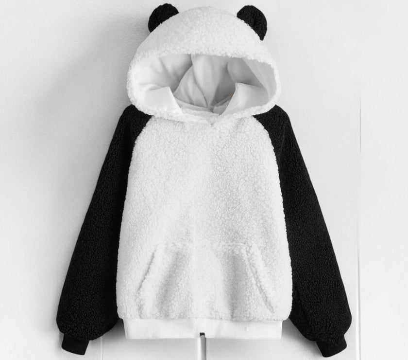 Panda Fur Hoodie