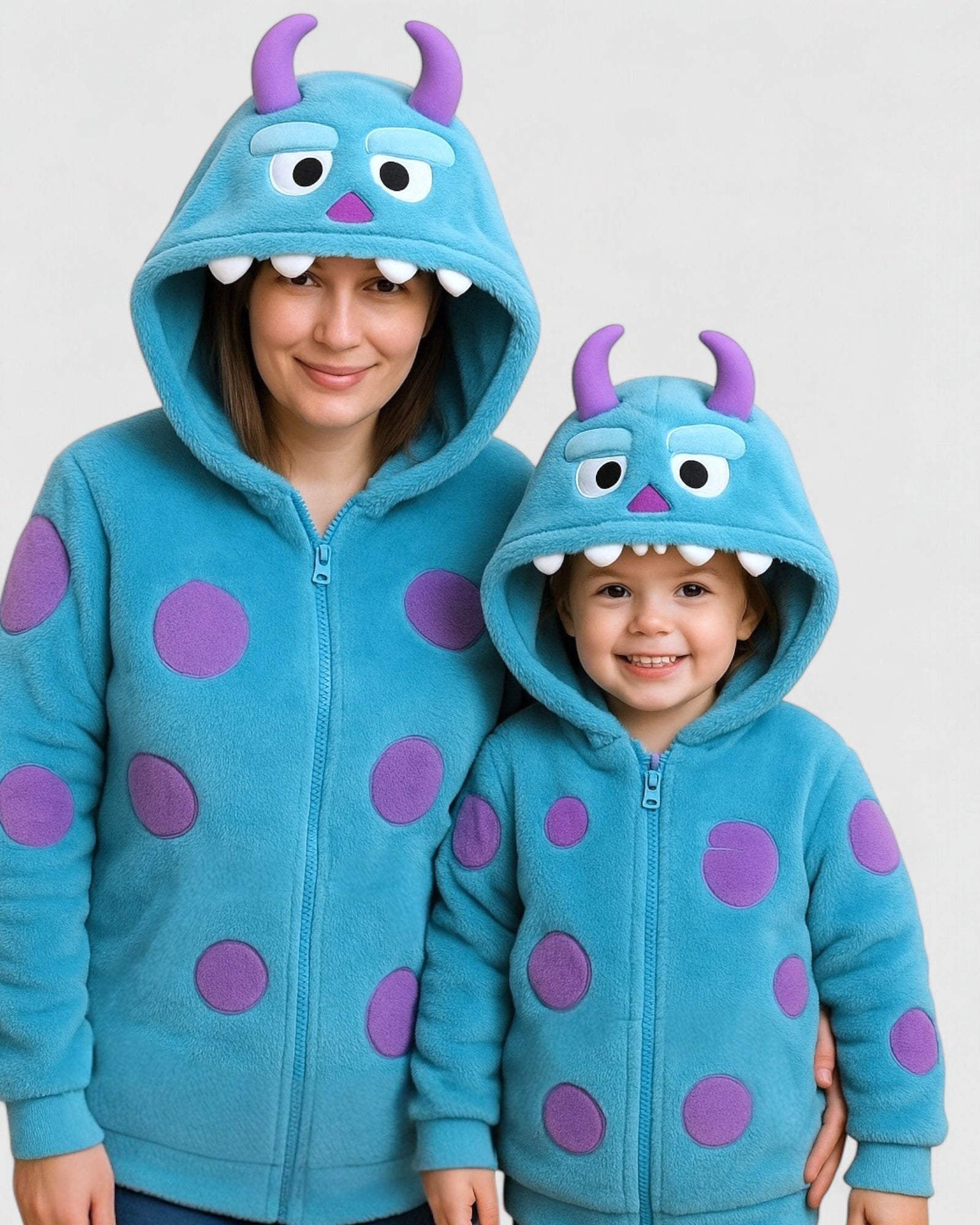 جاكيت فرو للأم والطفل