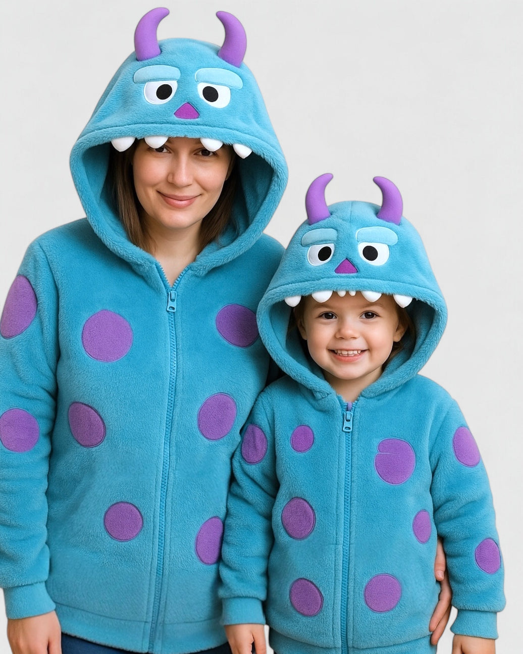 جاكيت فرو للأم والطفل