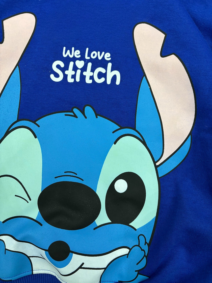 Over size Stitch Melton Hoodie