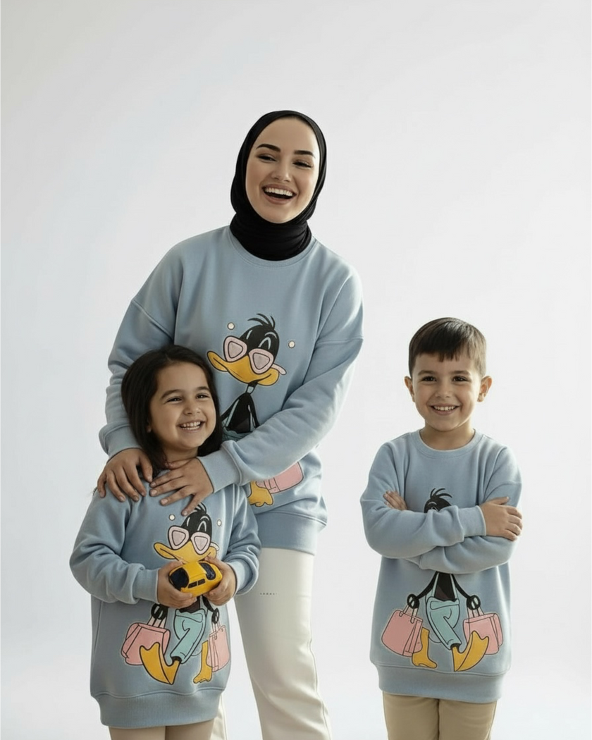 Over size Mamy & child melton shop sweetshirt