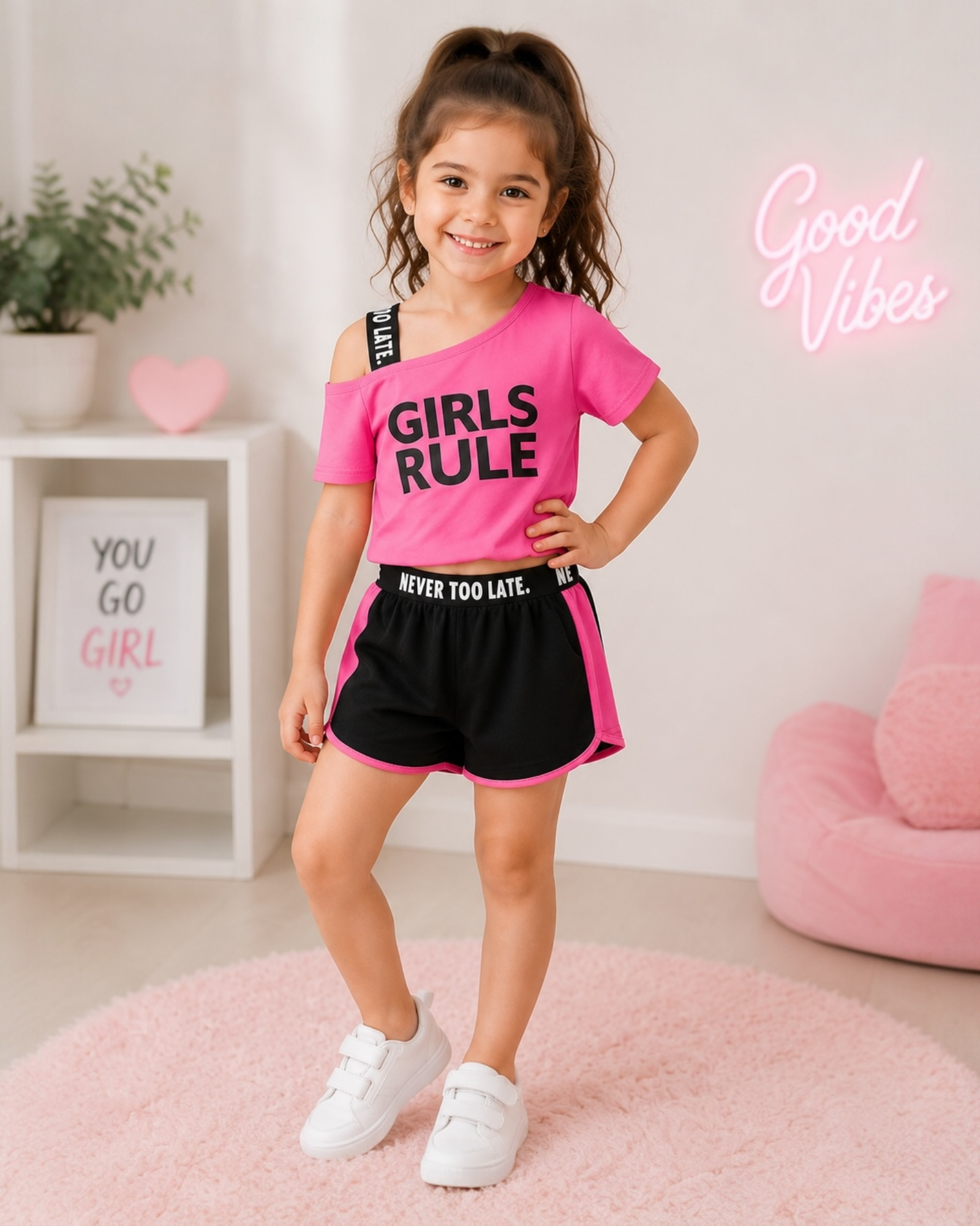 Girls Rules Cotton Set 2p Delivery of this product after (20-6-2026)