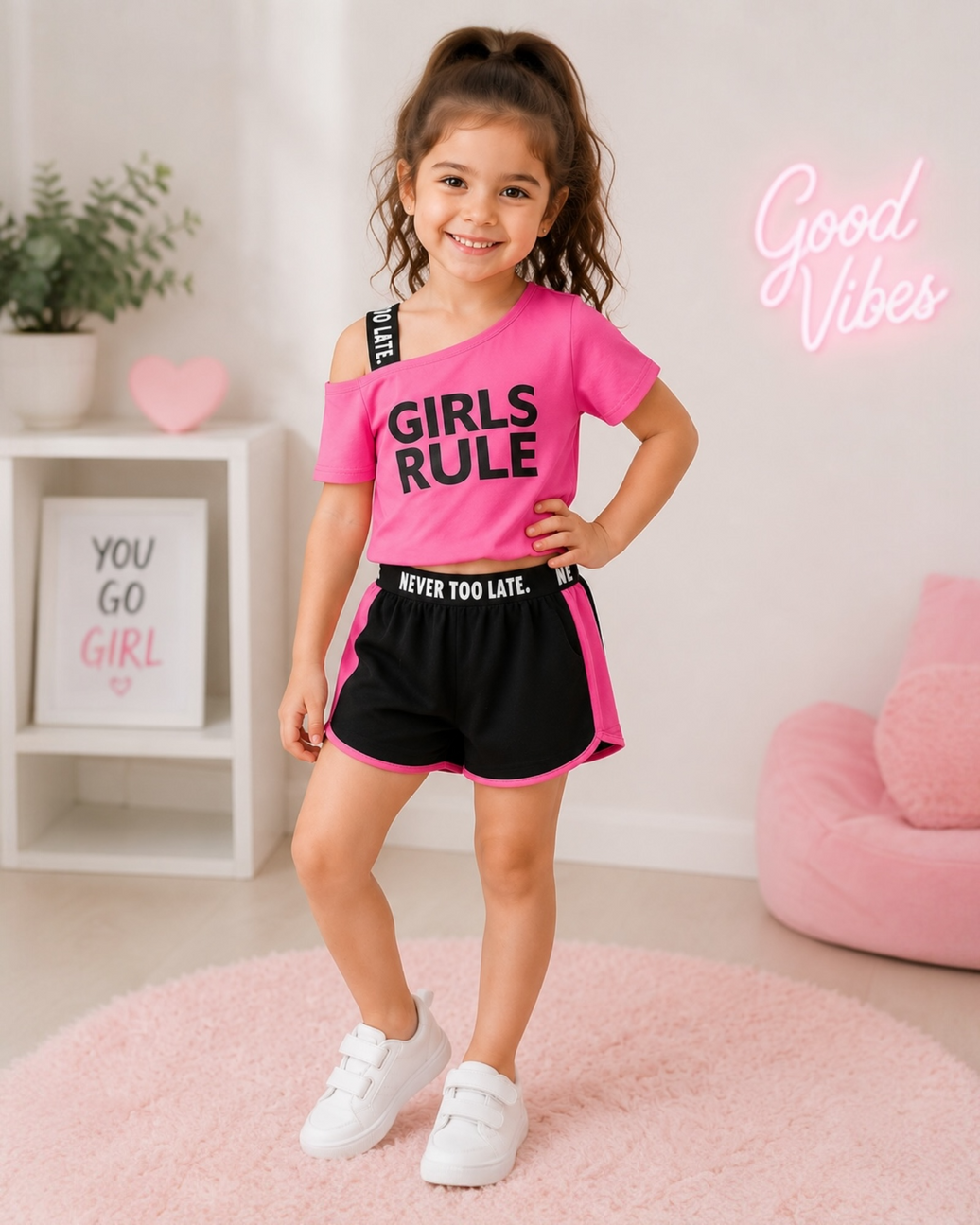 Girls Rules Cotton Set 2p Delivery of this product after (20-6-2026)