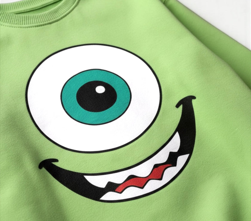 Mared light green melton sweetshirt