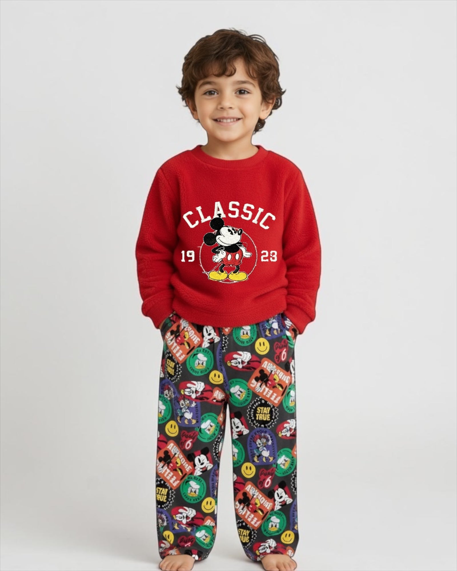 Fur With Qatifa DoubleFace Mickey Pajama Pre-Order – Delivery After 30/10/2026