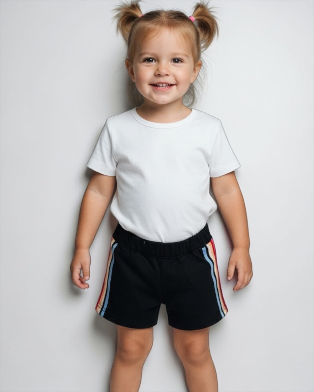 Rainbow cotton short