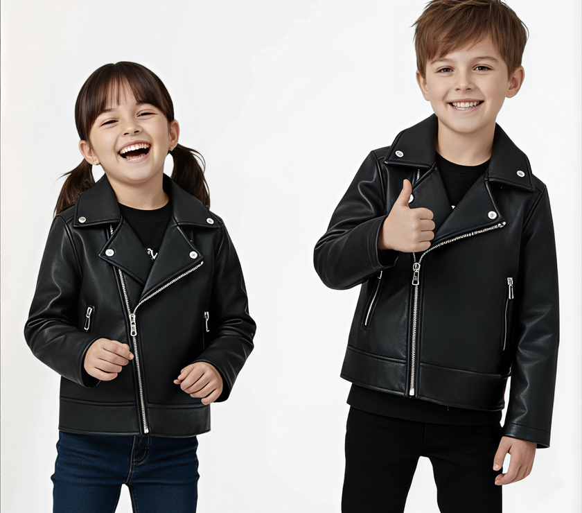 Leather jacket (fully padded fur) (Delivery of this product after (20-11-2025)