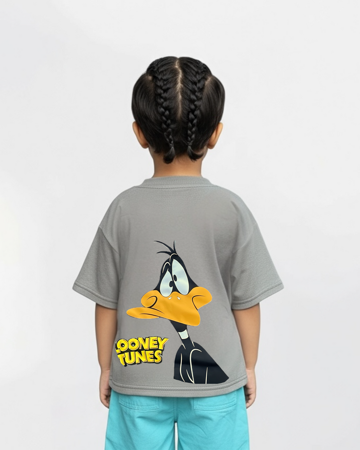 Gray duck t Top