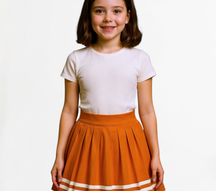 Linens Jabrdin Skirt orange