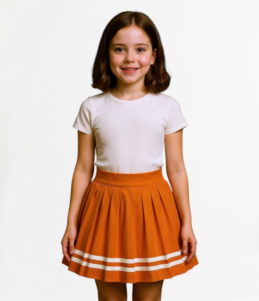 Linens Jabrdin Skirt orange