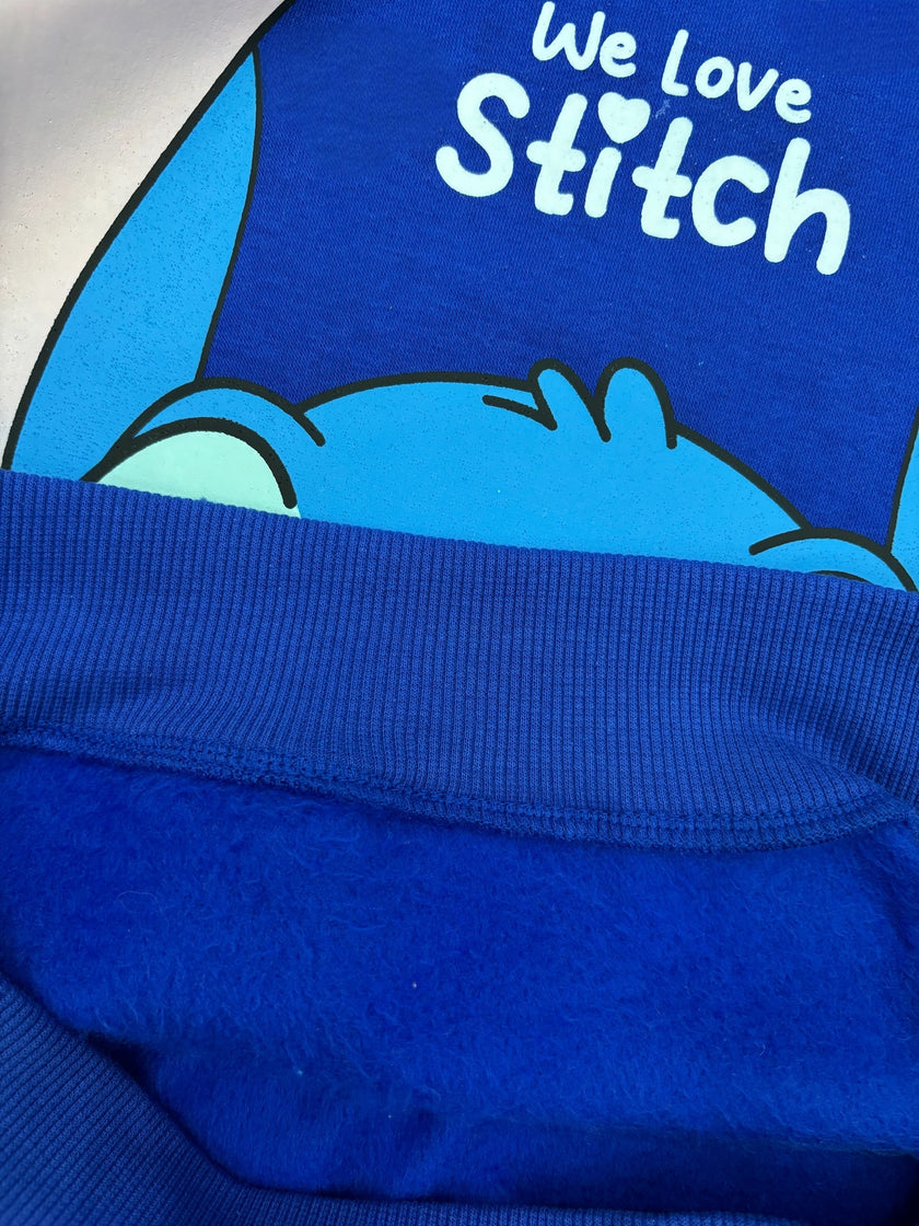 Over size Stitch Melton Hoodie
