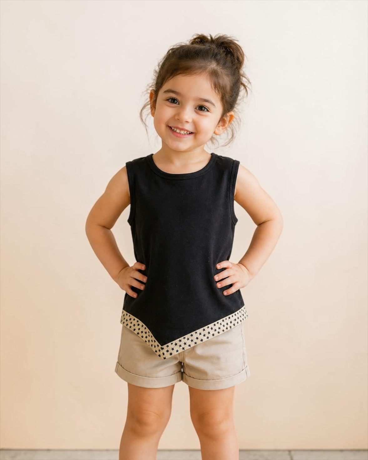 Stars Black Shirt