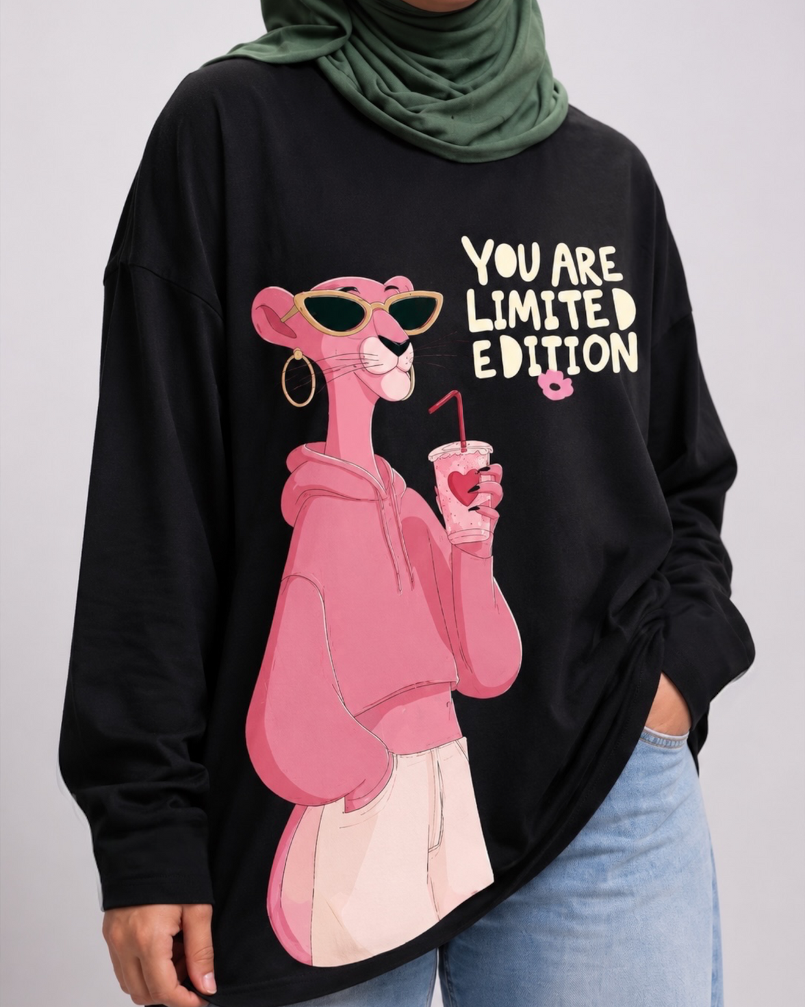 Pink Panther Women Cotton Shirt