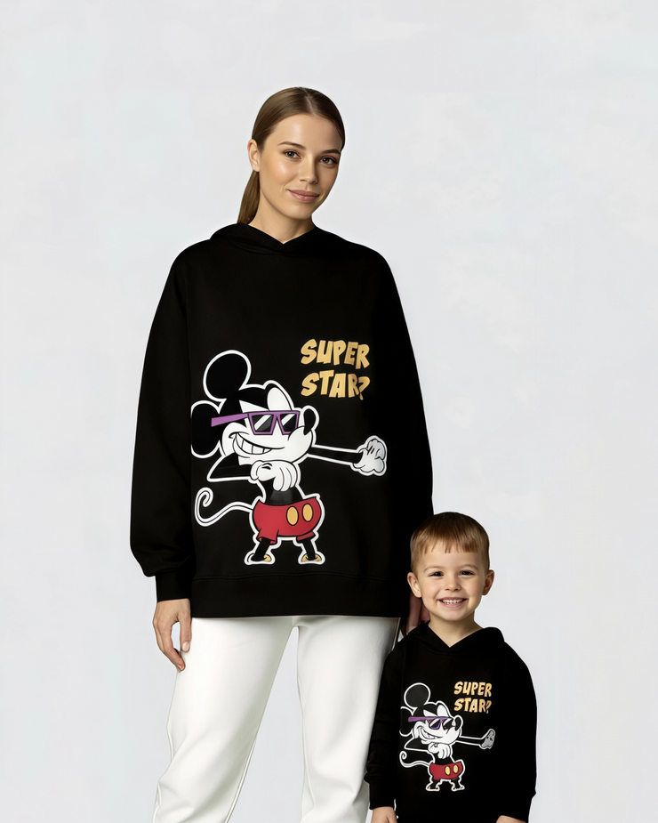 Over size Mamy & child melton mickey sweetshirt delivery on 15-11-2025