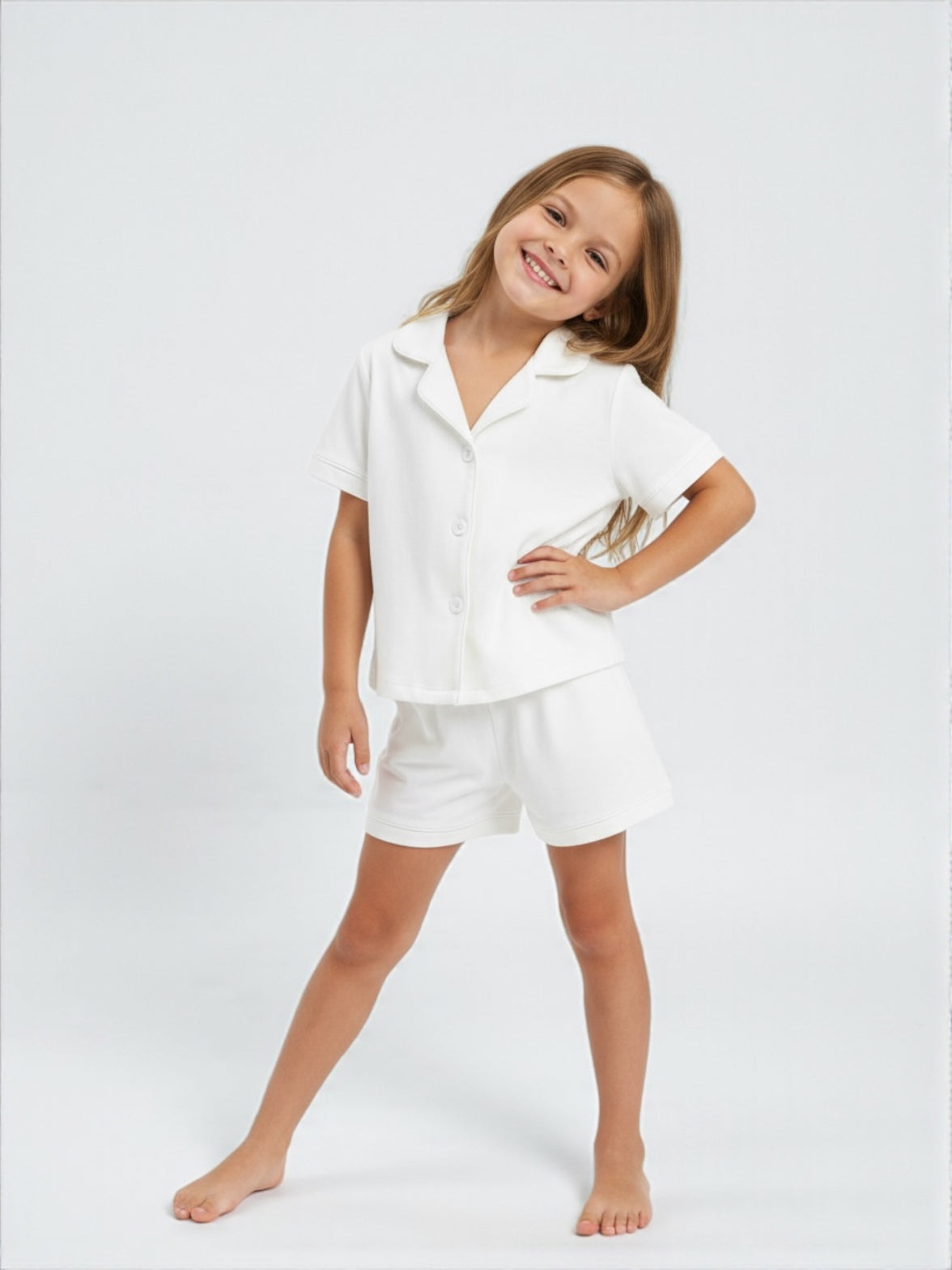 Cotton white pajams