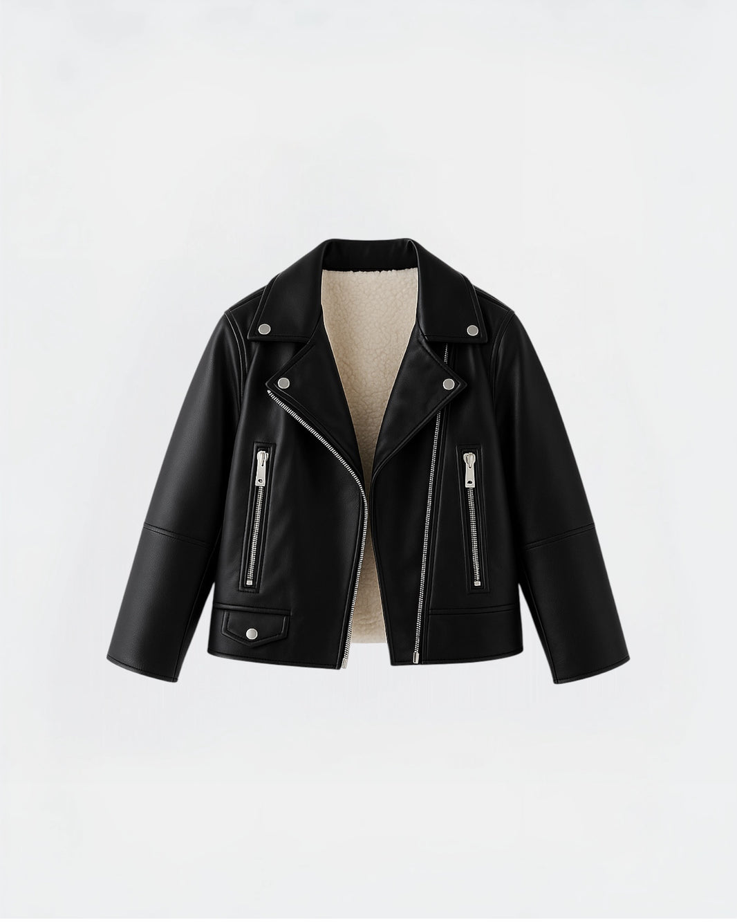 Leather jacket (fully padded fur) (Delivery of this product after (20-11-2025)