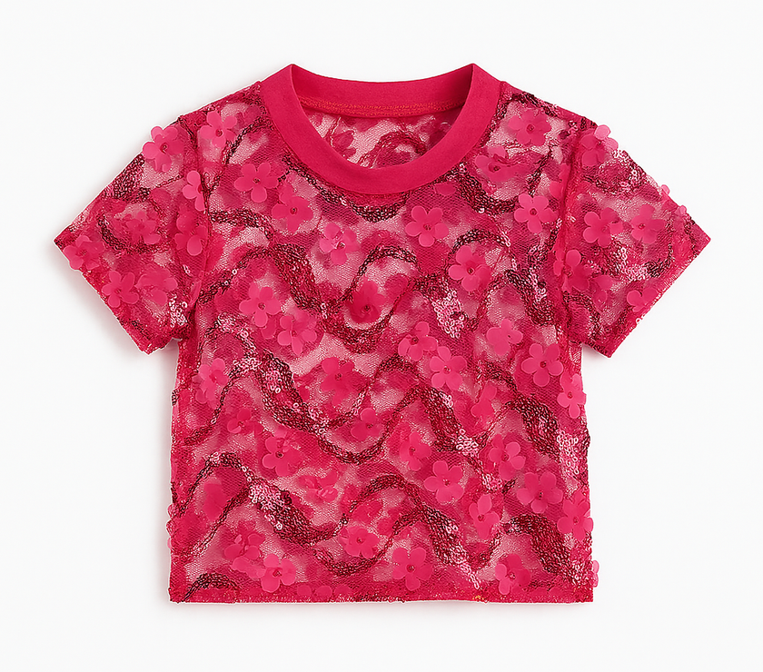 Flower toll top