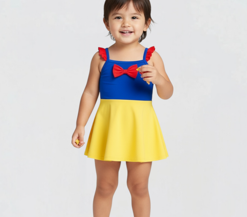 Snow white swimsuit