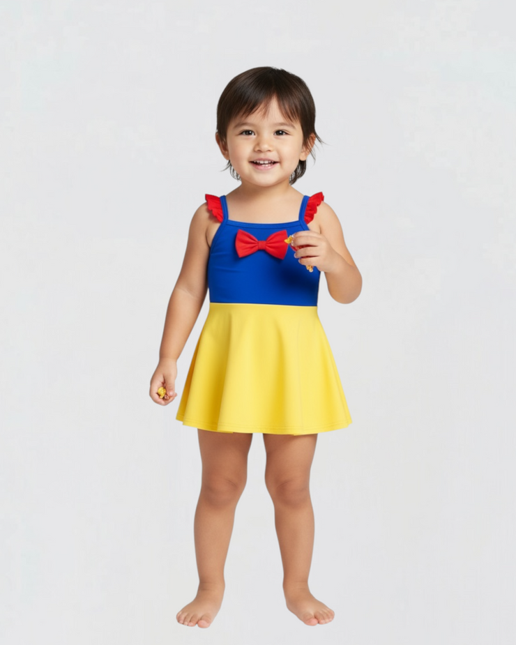 Snow white swimsuit