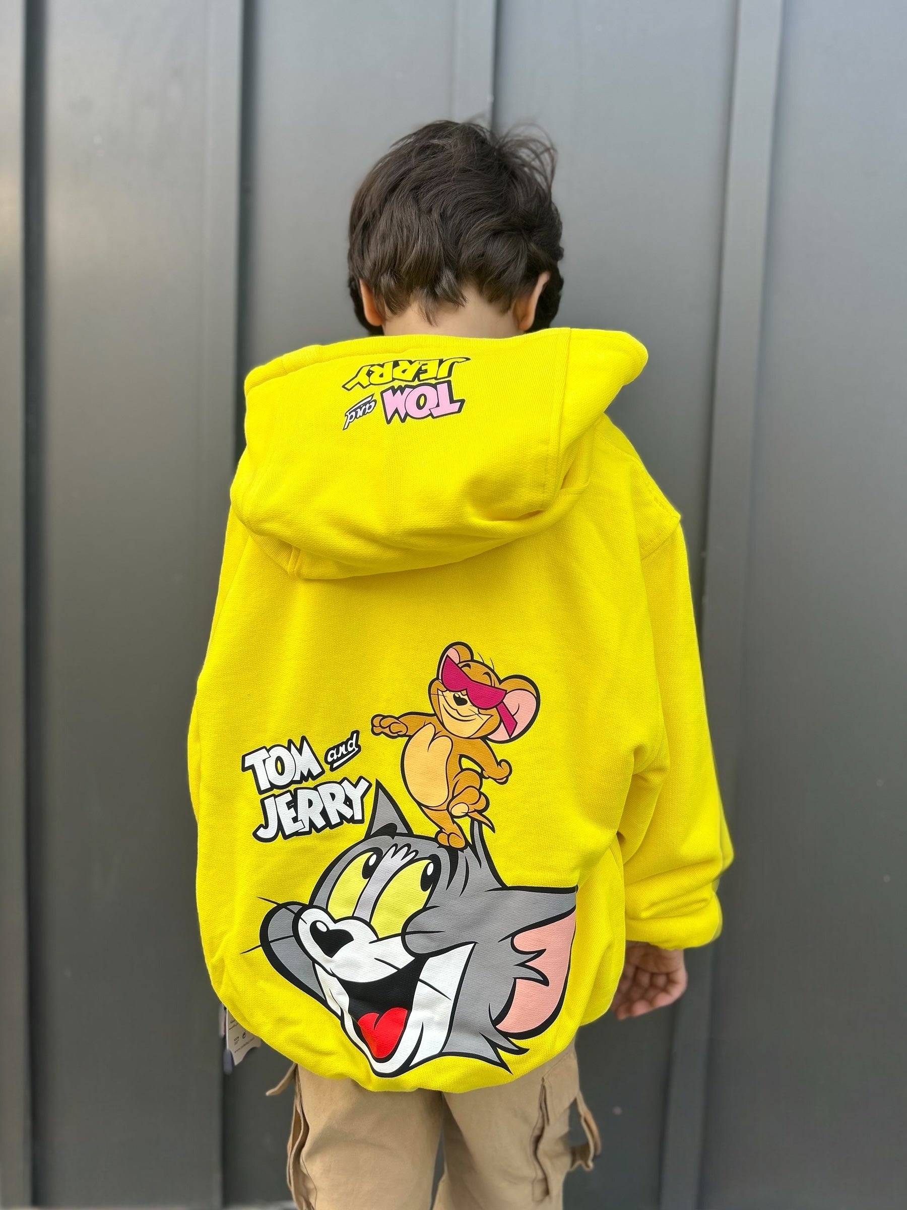 Tom&jerry cotton jacket (fully lined fur)