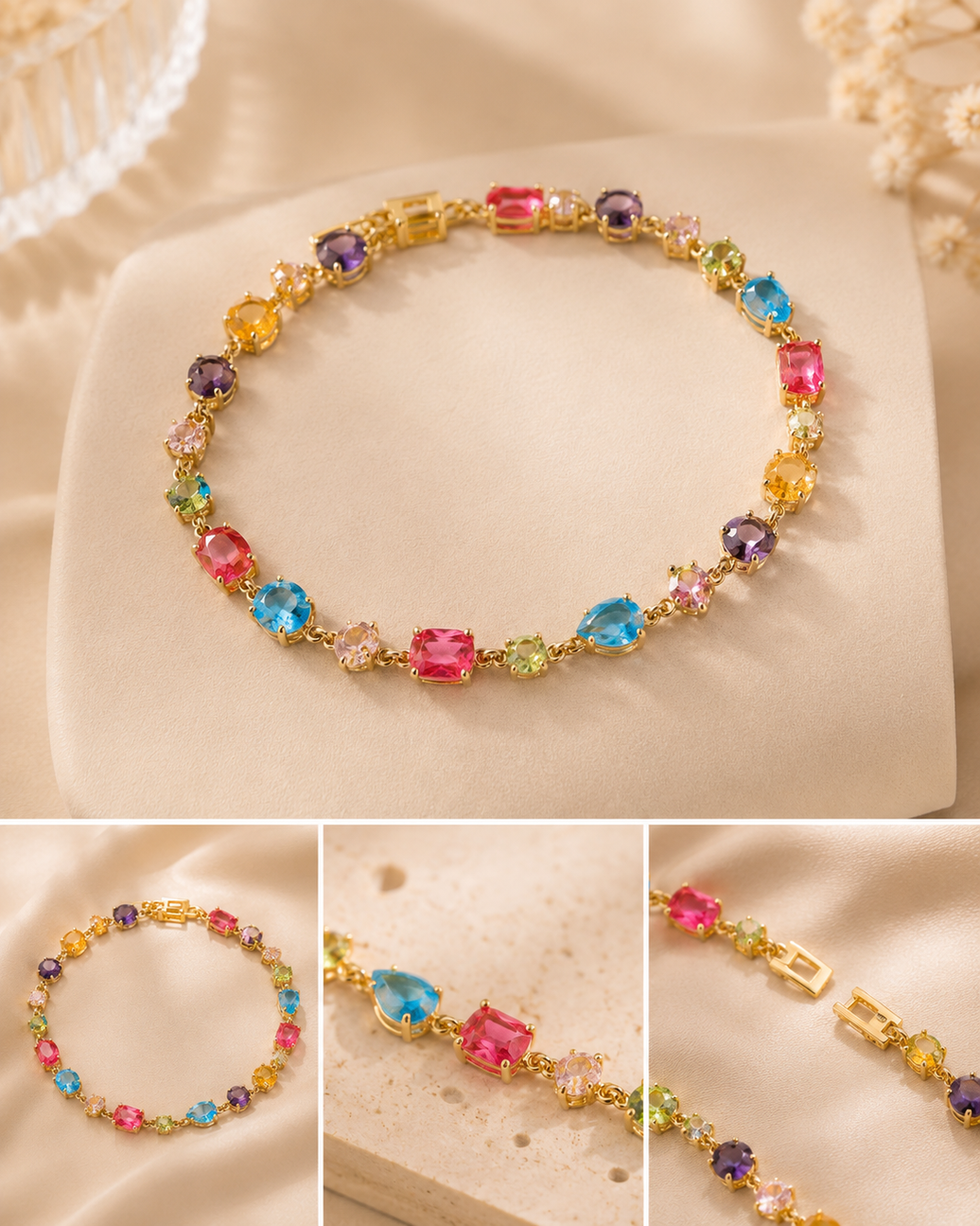 Aurora Gemstone Bracelet