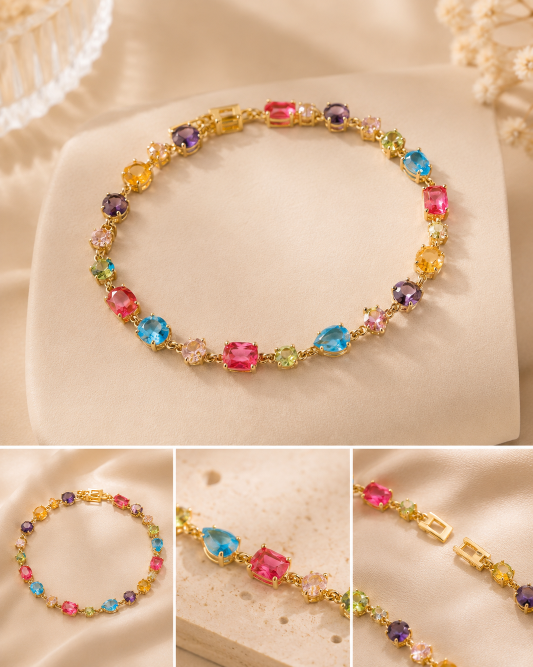 Aurora Gemstone Bracelet