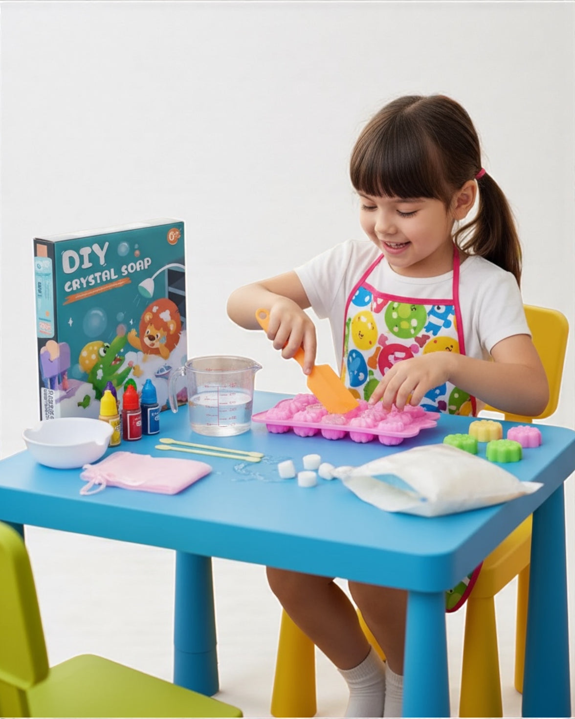 لعبة صناعة الصابون الطبيعي