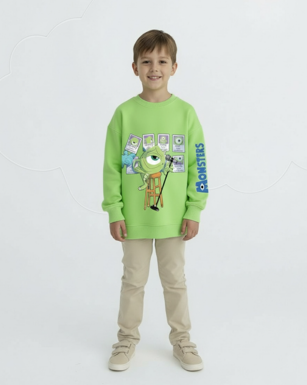 Over size monsters melton sweetshirt Delivery of this product on 15-12-2025